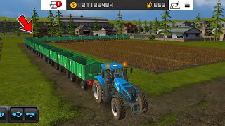 Fs 16 Making Longest Trali  Farming Simulator 18 Timelapse  Fs18 Gameplay fs18 [upl. by Yesoj]