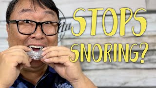 Does This Mouth Guard Stop Snoring [upl. by Ravilob]