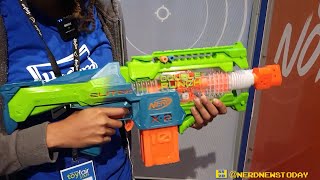 The Most Powerful NERF Guns Ever Made  Hasbro at NY TOY FAIR 2023 [upl. by Eartnoed]