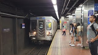 SEPTA MarketFrankford Line 69th StreetTransit Center Bound Trains of M4s  34th Street [upl. by Foss]