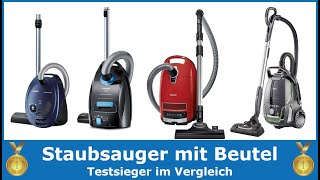 Staubsauger mit Beutel TOP 5 2024 🥇 Testsieger im Vergleich Siemens Miele amp AEG [upl. by Lida]