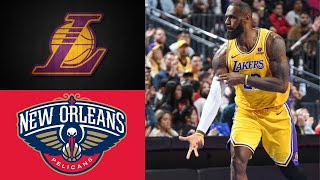 Lakers vs Pelicans  Lakers GameTimeTV  Lakers Team Highlights  In Season Tournament  Semi Finals [upl. by Eeslek642]