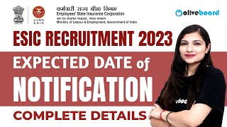 ESIC Recruitment Expected Date 2023  ESIC MTS Clerk LDC UDC SSO  Posts Syllabus Salary Age [upl. by Rind]