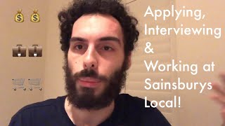 Applying Interviewing amp Working at Sainsbury’s Local  What Was it Like  Massimo Peluso [upl. by Dambro]