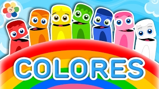 Los Colores Para Niños  Aprender Los Colores Arcoiris y Mas  La Pandilla de Colores  BabyFirst [upl. by Navoj]