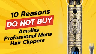 DONT BUY Amuliss Professional Mens Hair Clippers BEFORE WATCHING THIS VIDEO ✂️😱 [upl. by Fowle]