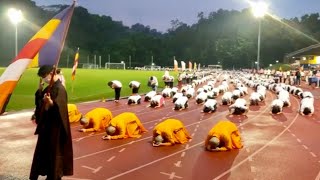 Vesak Day 2022 highlights in Singapore  SG [upl. by Ybbob]