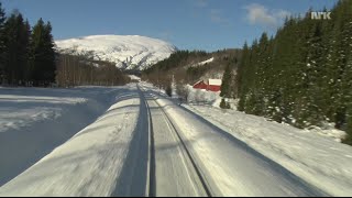 956 Hours Train Journey to the Norwegian Arctic Circle WINTER 1080HD SlowTV [upl. by Osana274]