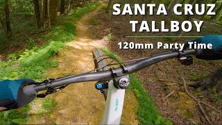 SANTA CRUZ TALLBOY V5  Short on Travel Not on Fun [upl. by Ivon]