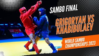 GRIGORYAN Vahram vs KHABIBULAEV Sheikh Mansur World Sambo Championships 2023 [upl. by Salamanca]