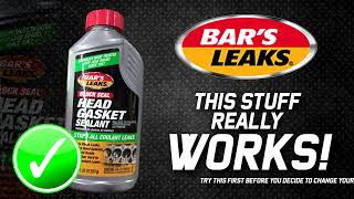 Bar Leaks  Block Seal Head Gasket Sealant This is Effective [upl. by Ahsikin]