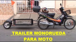 Trailer monorueda para moto [upl. by Jannery]