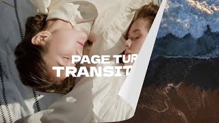 Page Turn Transition MOGRT Premiere Pro transition [upl. by Meela]