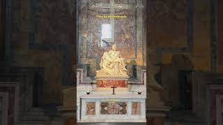 Pieta sculpture of Jesus and Mary in Mt Golgotha catholic church pieta rome ytviral ytshorts [upl. by Aliekat131]