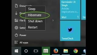 Hibernate mode add kaise kare window 10 [upl. by Cinamod]