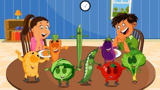 Hindi Rhymes  Aloo Bola  Hindi Animated Rhyme For Kids [upl. by Alrahs]