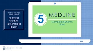 Medline 5  Combining Search Lines [upl. by Nyrem]