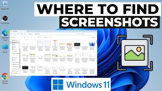 How to Find Screenshots in Windows 11  Where are screenshots saved in Windows 11 [upl. by Electra]