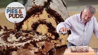 How to make the Perfect Chocolate roulade  Paul Hollywoods Pies amp Puds [upl. by Rind]