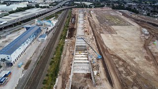 HS2 Construction  Bromford Tunnel portal at Washwood Heath Birmingham [upl. by Scoville]