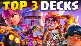 TOP 3 BEST DECKS AFTER THE UPDATE 🏆 [upl. by Eiramnna]