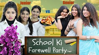 Girls School Farewell Party  Senior vs Junior  SBabli [upl. by Dahsar]