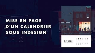 Indesign Mise en page dun calendrier [upl. by Anyer12]