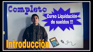 1 Clase Liquidación de sueldos  Introducción [upl. by Rinna]