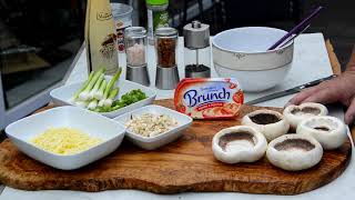 Gegrillte Champignons Gefüllte Pilze vom deutschen Grillmeister [upl. by Assili]