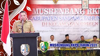 MUSRENBANG RKPD 2021 KECAMATAN OMBEN [upl. by Kato]