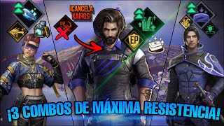 🔥 ¡3 NUEVOS COMBOS MODO TANQUE 🔥  ¡QUE CANCELAN A KAIROS 😱  FREE FIRE 🔥 [upl. by Cecile]