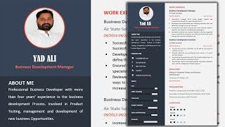 How to create Best resume with Microsoft word 2019 for fresh and job seekers Free download [upl. by Ragnar]