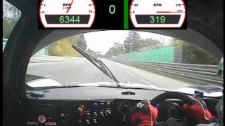 mercedes benz c11 lemans 2012 310kph qualifying blowout [upl. by Eltotsira]