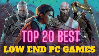 TOP 20 Games For Low Spec  Best low end pc games [upl. by Carma]