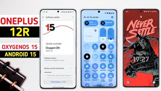 Oneplus 12R OxygenOS 15 Android 15 Update Features  25 Hidden Features  12r New Update [upl. by Llerad312]