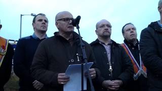 DAY 128 IAN McLAUGHLIN WEST BELFAST UPRG ADDRESSES THE CROWD WOODVALE Rd [upl. by Katrina]