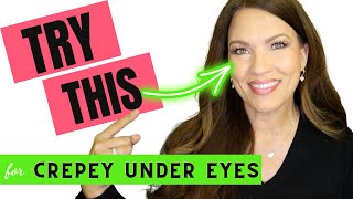 FIX CREPEY DRY WRINKLY UNDER EYES HOW I PREP MY UNDER EYE SKIN for SMOOTH FLAWLESS CONCEALER [upl. by Ennairak]