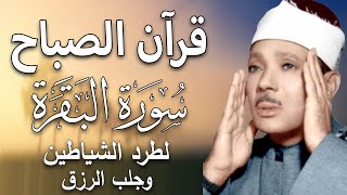 قرآن الصباح سورة  البقرة لحفظ وتحصين المنزل وجلب البركة أروع ما جود الشيخ عبد الباسط Sourah Baqara [upl. by Pattani]