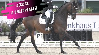 UNSTOPABBLE Jessica von BredowWerndl amp Dalera Win Stockholm CDI5 Grand Prix Dressage Freestyle [upl. by Adla]