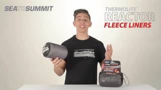 Sea to Summit Thermolite Reactor Fleece Liner [upl. by Aiciles]