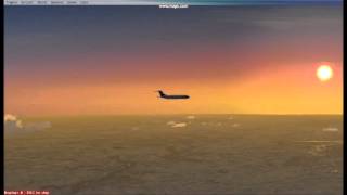 FSX VC10  High Altitude 600MPH flyby [upl. by Sherborne]