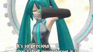 melody Miku Hatsune PV  English lyrics translation [upl. by Asserak]