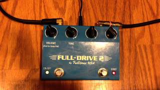 Fulltone Fulldrive 2 with Comp Cut [upl. by Piers349]