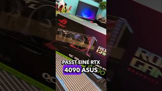 Passt die RTX 4090 Strix ins NZXT H5 Flow Die Antwort überrascht gamingpc pcbuilding asusrog [upl. by Einama271]