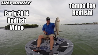 First Red Drum Caught on the Ultraskiff 360 Watercraft  Round Fishing Boat [upl. by Ferdinanda]