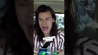 One Direction carpool karaoke best momentsmostly Harry onedirection [upl. by Parik740]