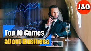 Top 10 Best Management Simulation  Games about Business Learning to make money [upl. by Nets]