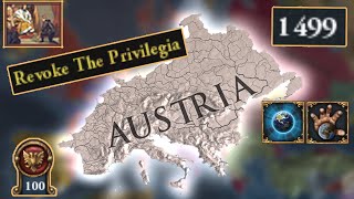 EU4 137 Austria WORLD CONQUEST  ONE FAITH  ONE CULTURE Guide 14441499 Part 1 [upl. by Erick]