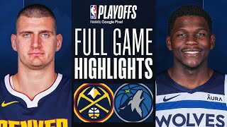 2 NUGGETS at 3 TIMBERWOLVES  FULL GAME 4 HIGHLIGHTS  May 12 2024 [upl. by Furmark]