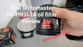 New Motomaster OEPlus MOPH3614 Filter Review [upl. by Debbi]